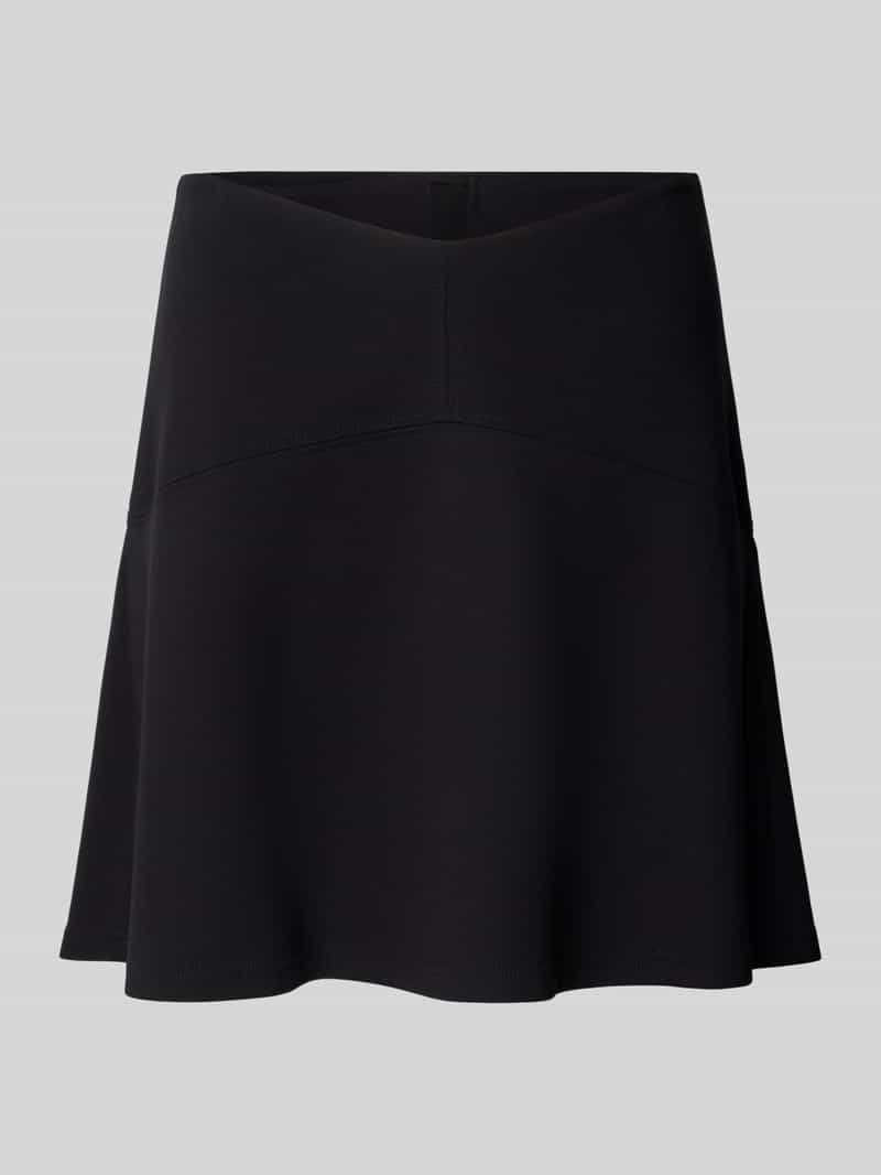 Spódnica mini rozkloszowana z mieszanki wiskozy