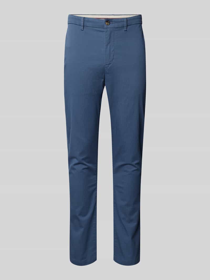 Chinosy o kroju slim fit z mieszanki bawełny