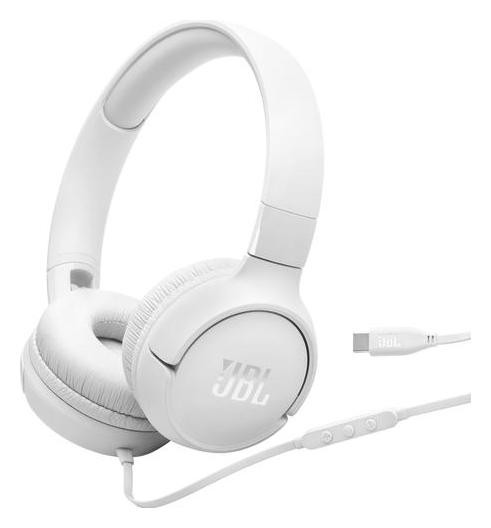 JBL Tune 520C USB-C biały