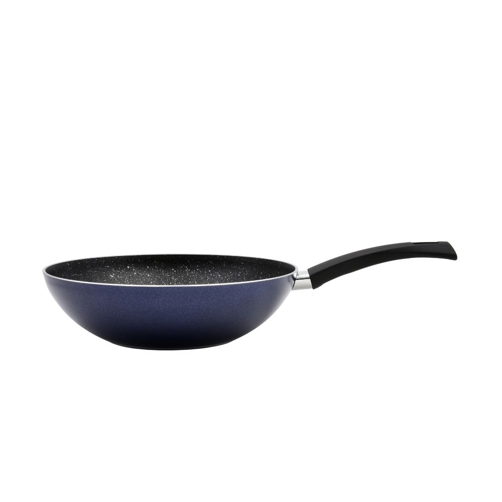 Patelnia wok 28 cm ceramiczna LADY BLUE