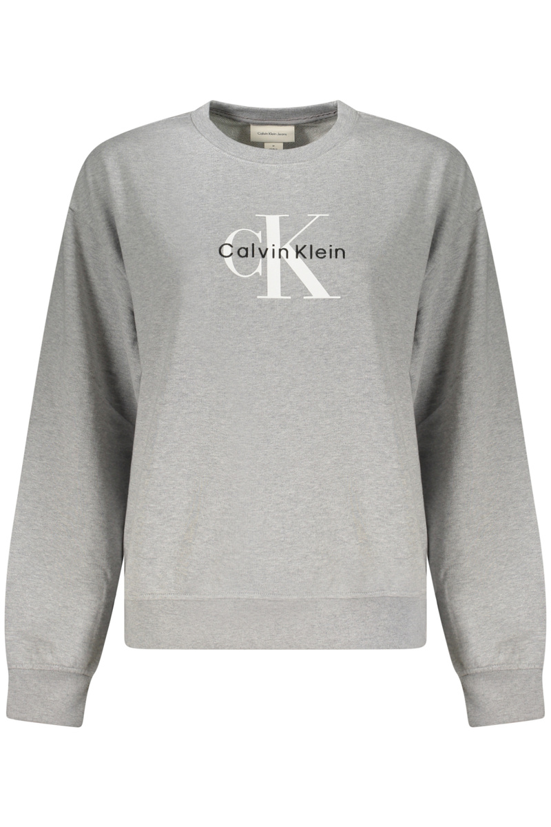 CALVIN KLEIN BLUZA BEZ ZAMKA DAMSKA SZARA