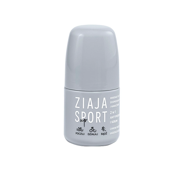 Ziaja Sport Up Minerały Dla NMF antyperspirant w kulce i serum 2w1 60 ml