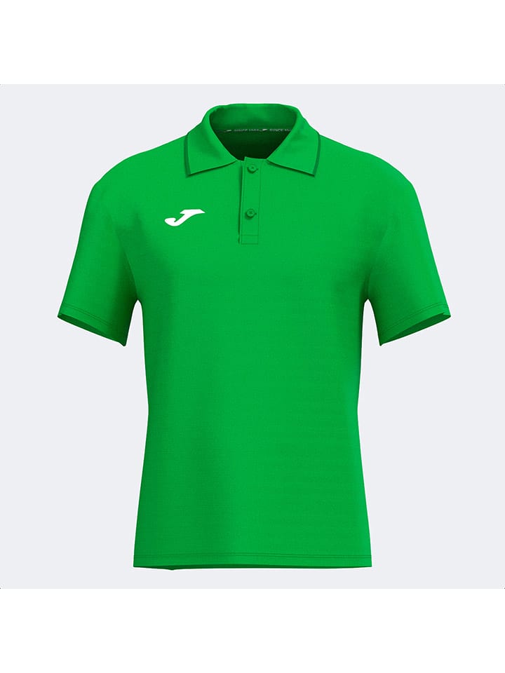 Joma Funkcyjna koszulka polo w kolorze zielonym
