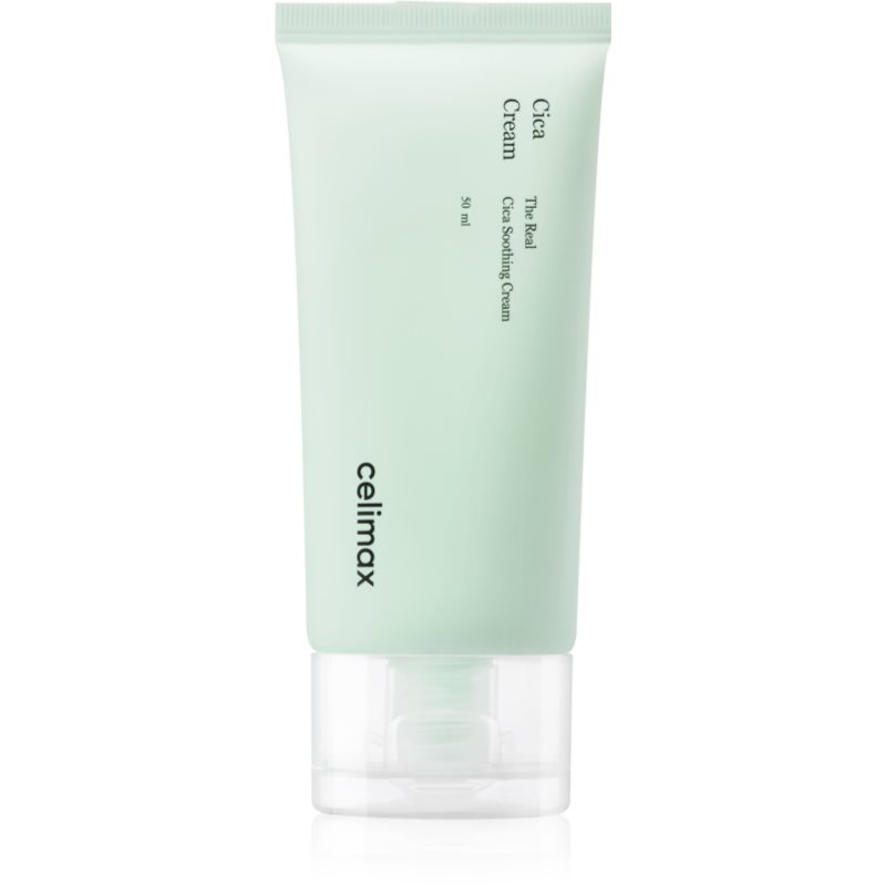 celimax The Real Cica Soothing Cream lekki krem łagodzący z żelową konsystencją 50 ml