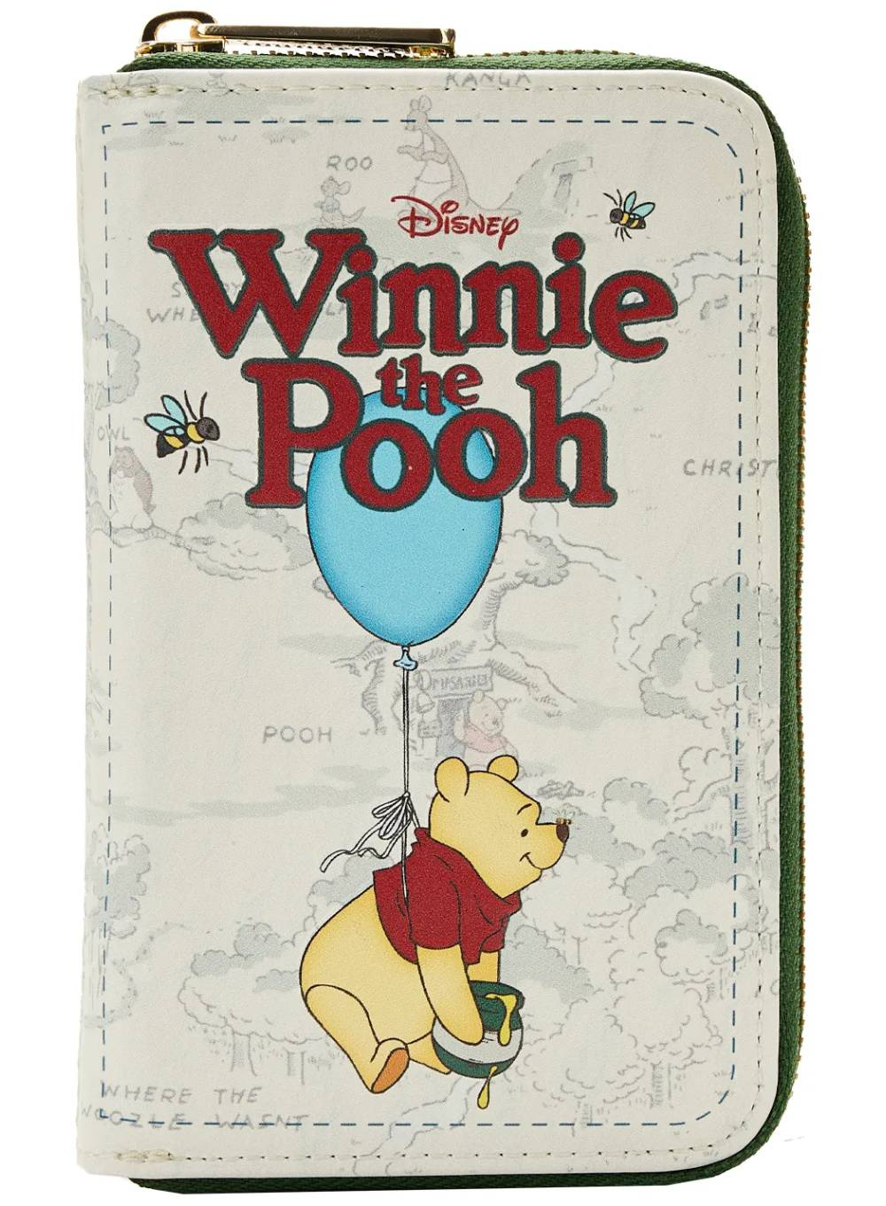 Portfel dziecięcy Loungefly x Disney Zip Around Wallet - Winnie the Pooh classic book