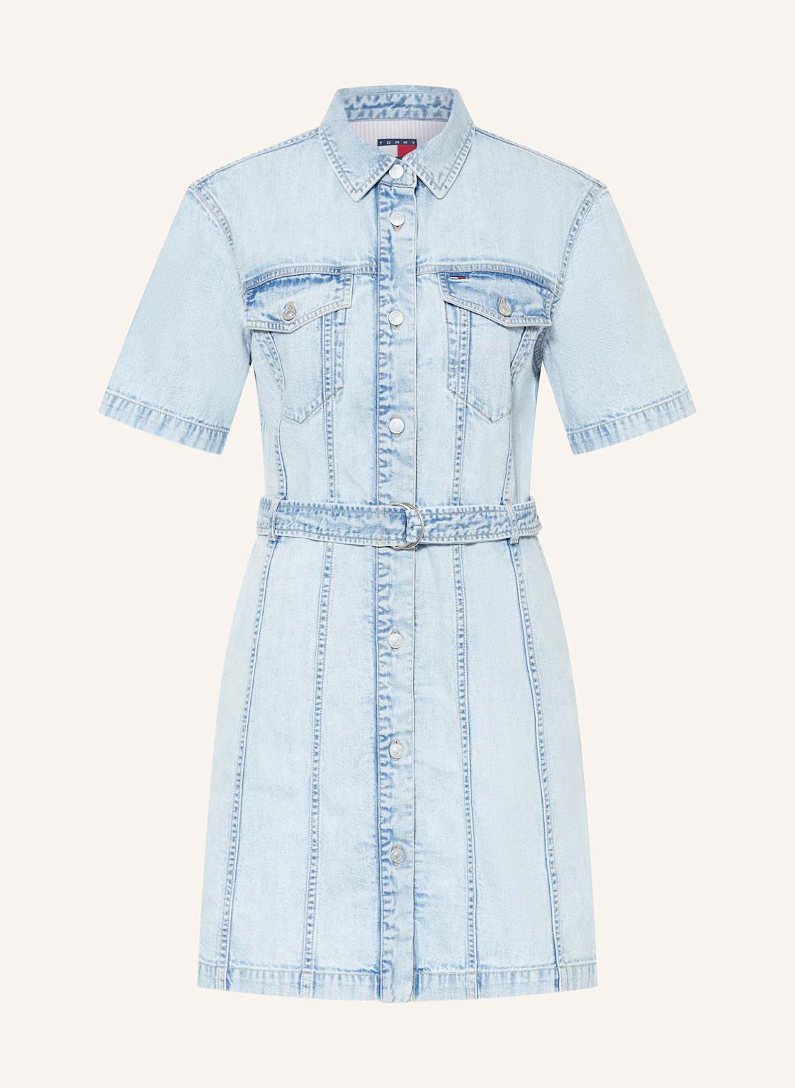 Tommy Jeans Sukienka Jeansowa blau