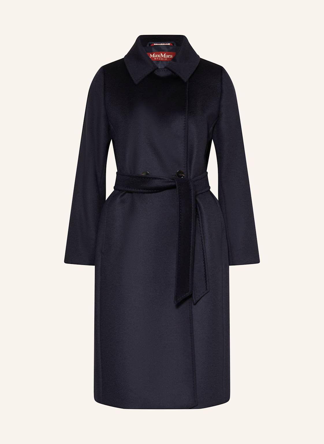 Max Mara Studio Płaszcz Wełniany Bcollag blau