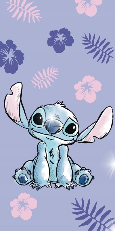 Ręcznik plażowy 70×140 Słonik Lilo i Stitch wykonany z najlepszej bawełny