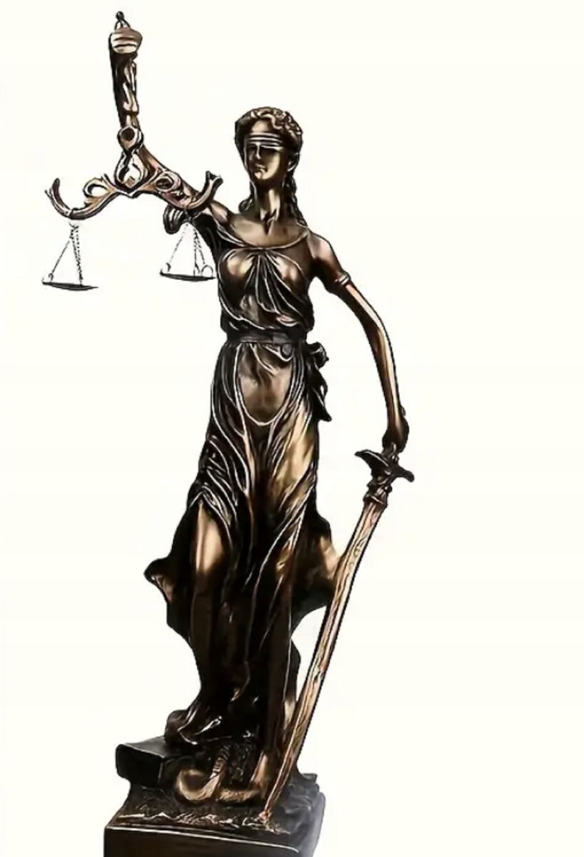 Temida figurka DIKOM BOGINI SPRAWIEDLIWOŚCI 19CM z żywicy na prezent M