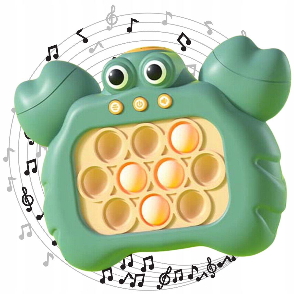 GRA POP IT POPIT ELEKTRYCZNA GRA ANTYSTRESOWA ZRĘCZNOŚCIOWA KRAB