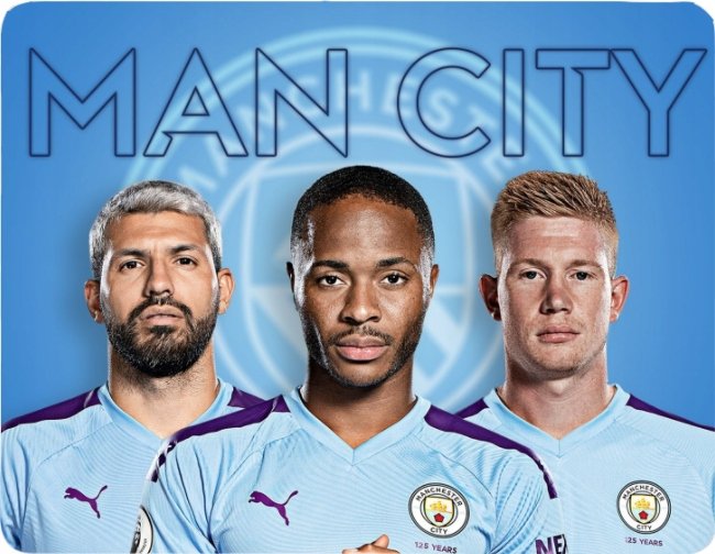 Podkładka pod myszkę MAN CITY + imię