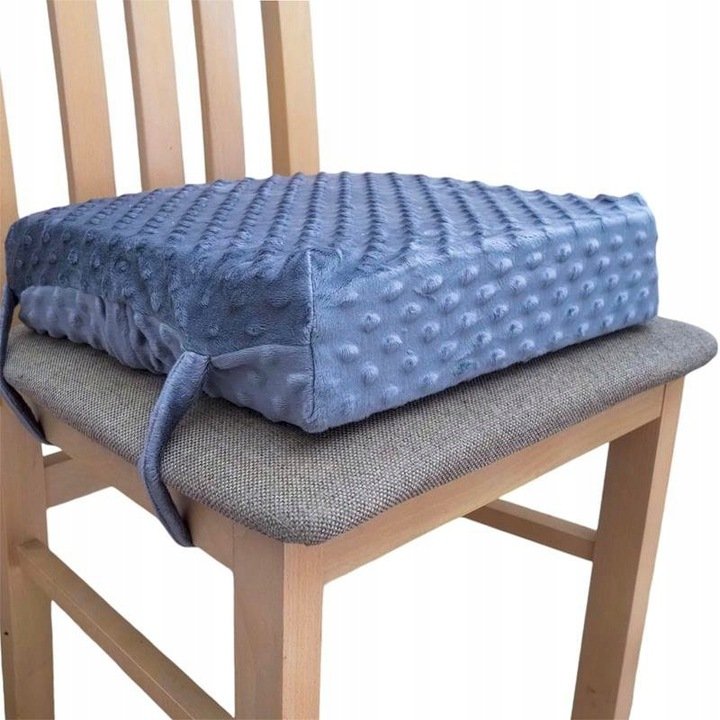 CZAS BOBASA PODWYŻSZENIE NA KRZESŁO DLA DZIECI SIEDZISKO MINKY GRAFIT