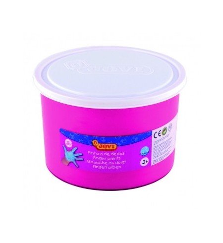 Farba do malowania palcami, różowa, 500 ml