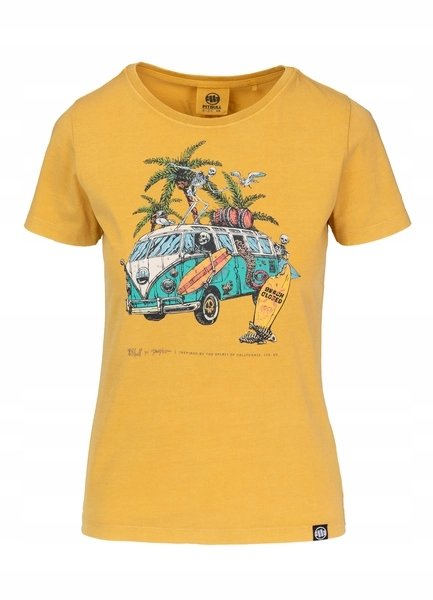 Koszulka damska T-shirt Pit Bull BeachBreak sprany żółty L
