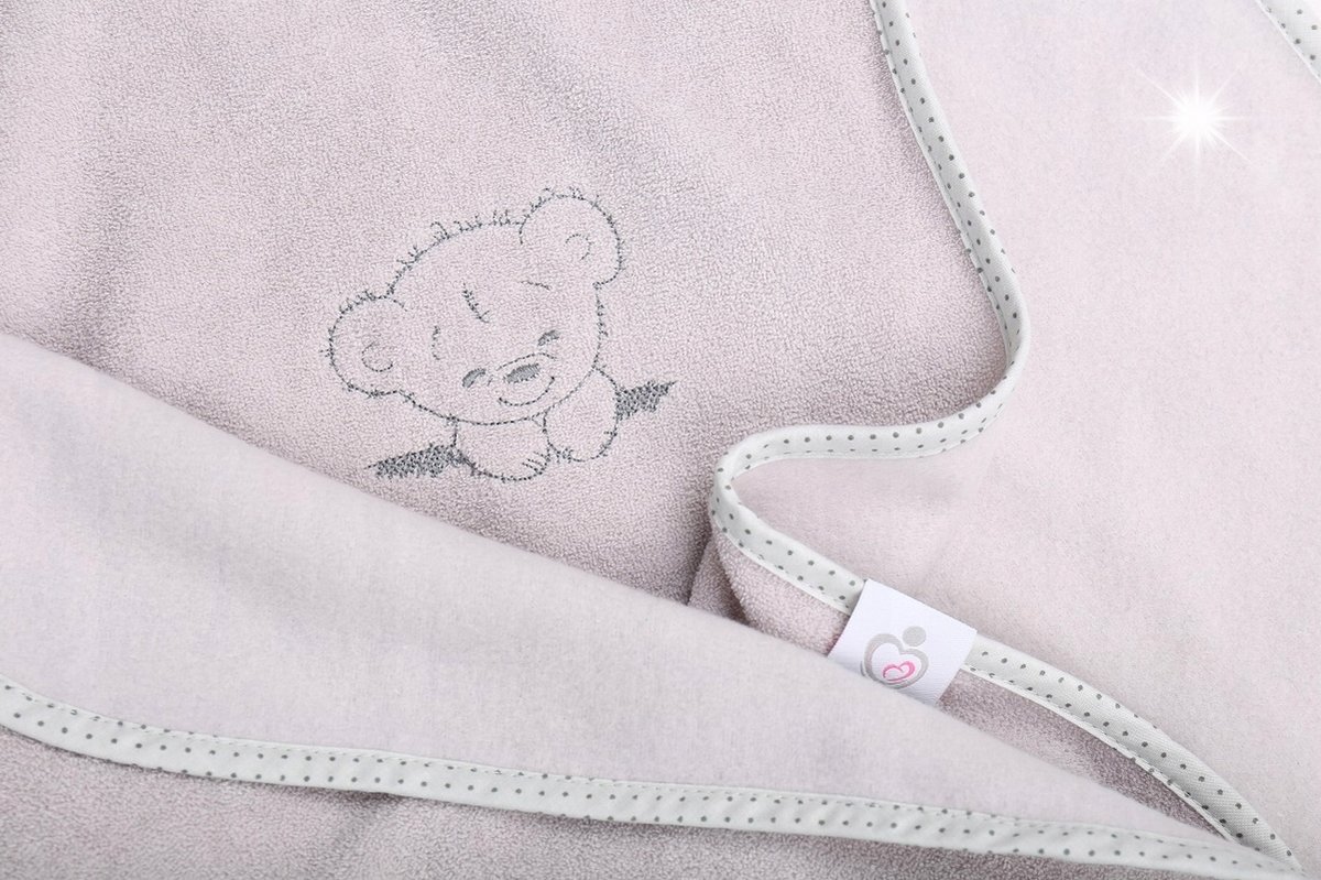 BABYMAM PONCHO KĄPIELOWE OKRYCIE Z KAPTUREM DUŻE