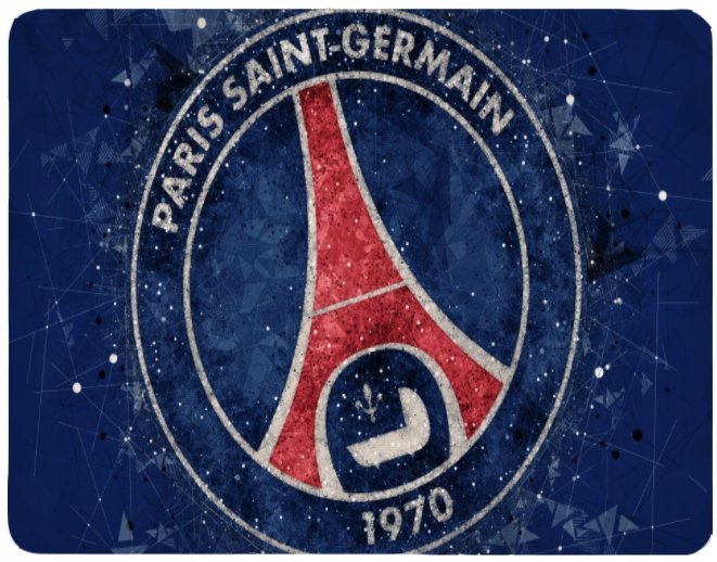 Podkładka pod myszkę Paris Saint-Germain FC + imię