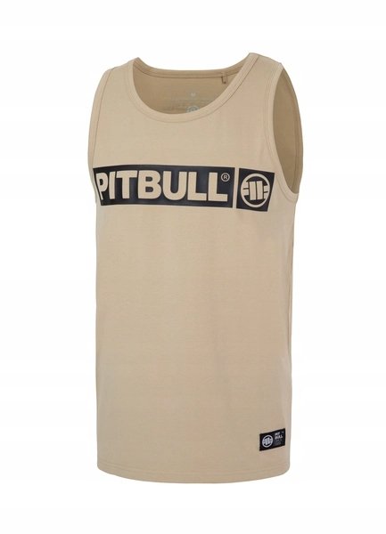 Koszulka męska tank top Pit Bull Pitbull Hilltop beżowy S