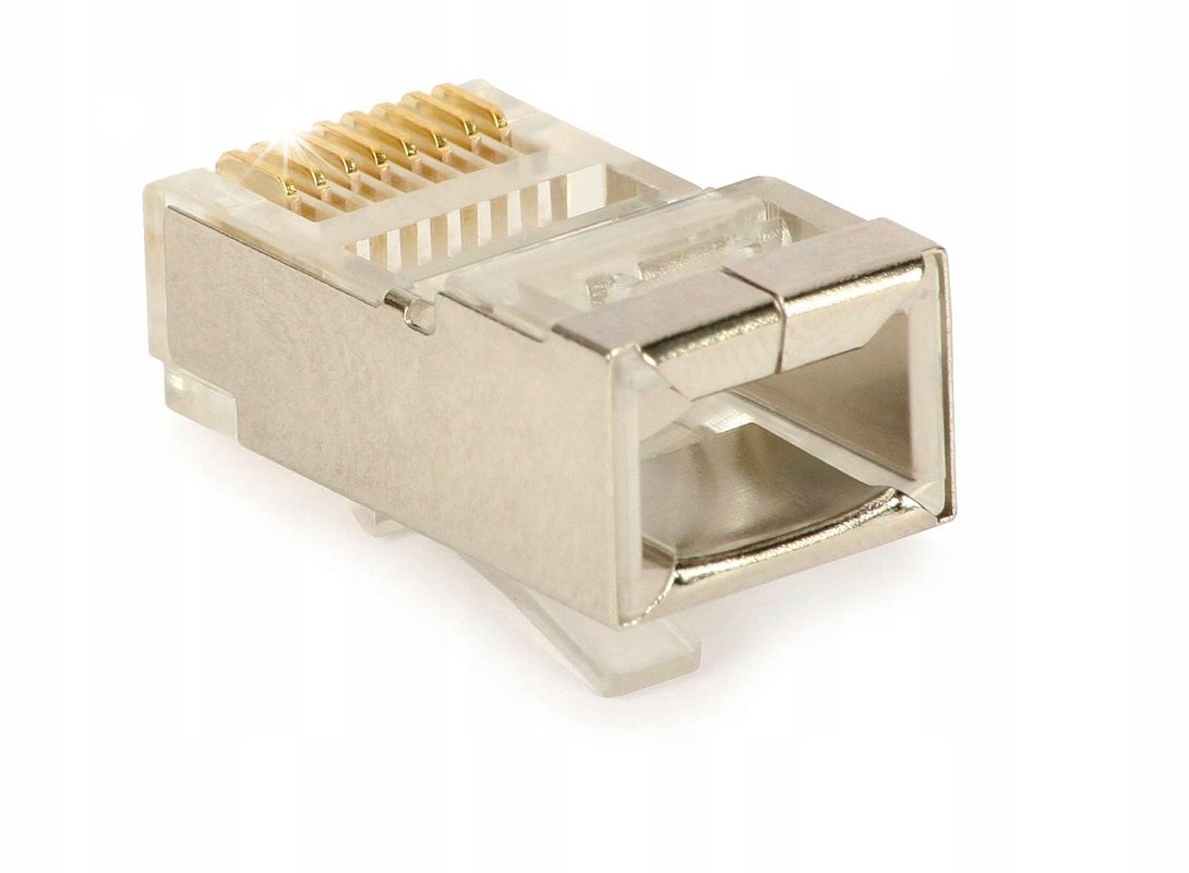 WTYK MODULARNY EKRANOWANY RJ45 na drut 1000szt