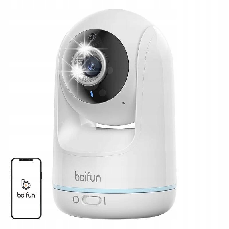 Boifun Niania Elektroniczna Kamera Na Żywo Tryb Nocny Ekran Lcd 720p