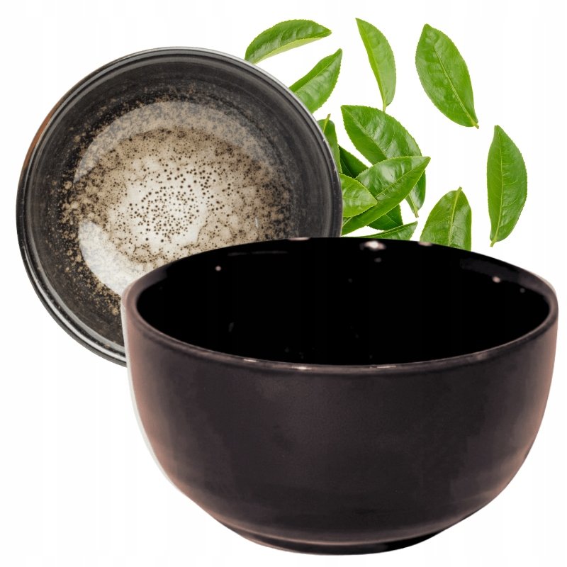 Czarka do Matcha lub miseczka na zupę Miso Iro Black Japonia czarna 450ml