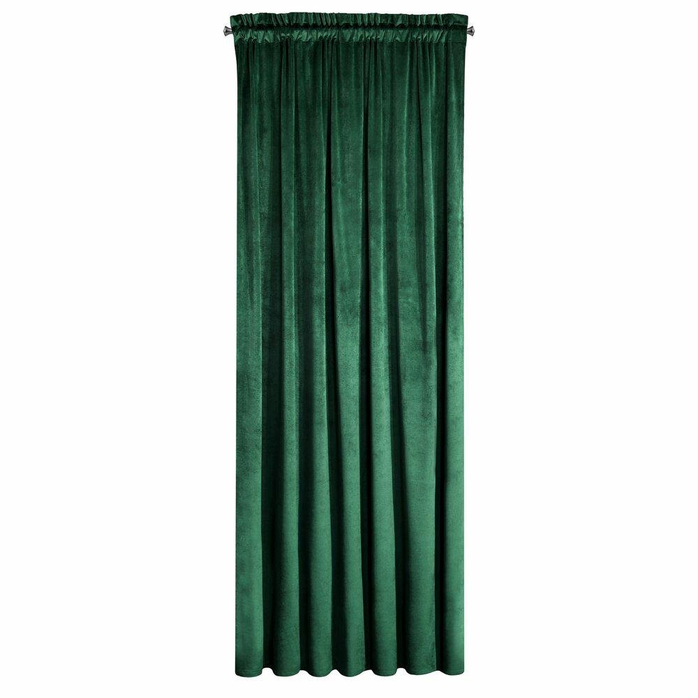 Elegancka Zasłona MELANIE 140x270 Butelkowa Zieleń