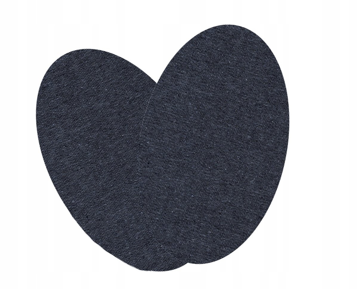 ŁATY ŁATKI TERMOPRZYLEPNE NA SPODNIE ŁOKCIE JEANS CIEMNY PARA