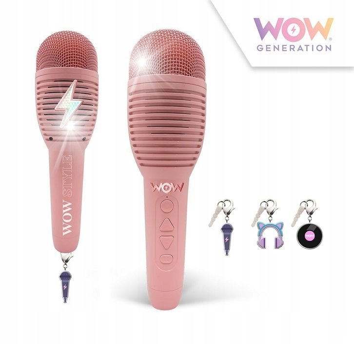 MIKROFON REJESTRATOR WOW GENERATION USB KIDS Karaoke Bluetooth
