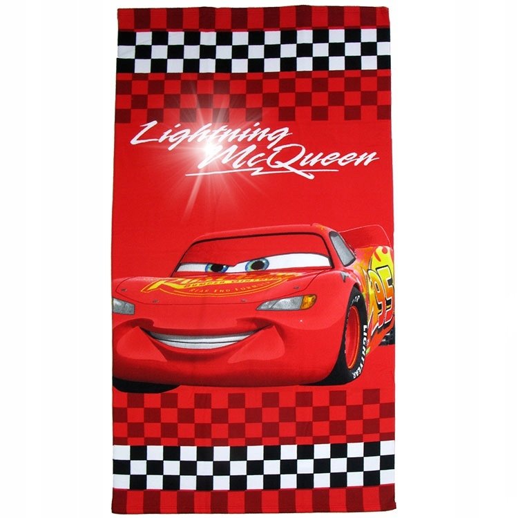 RĘCZNIK KĄPIELOWY PLAŻOWY Samochody Cars DLA DZIECKA 70 x 140 cm
