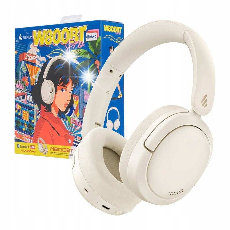 Edifier Bezprzewodowe Bluetooth BT 5.4 W800BT Pro ANC