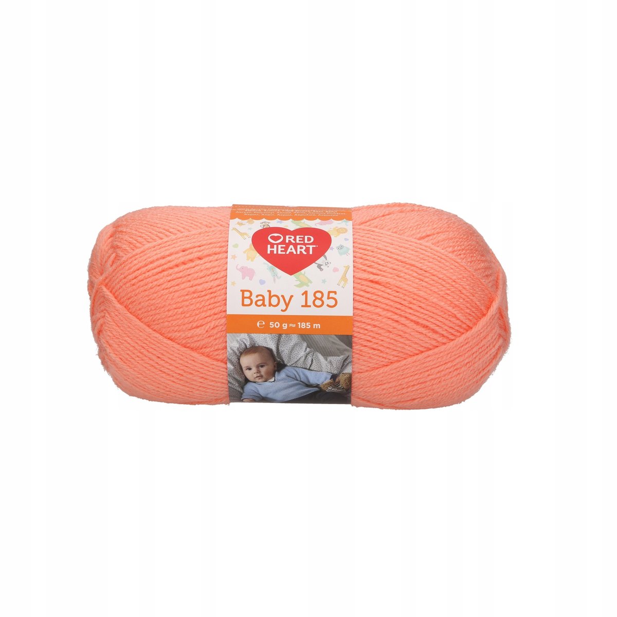 Włóczka Red Heart Baby 185 łososiowy 1024