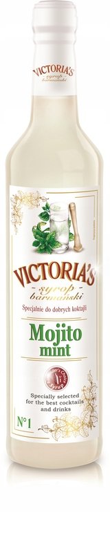 Syrop barmański Victoria Cymes Mojito mint do drinków kawy deserów 490 ml