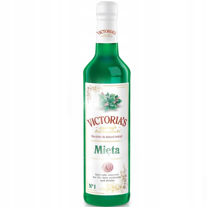 SYROP BARMAŃSKI VICTORIA'S DO KAWY I DRINKÓW MIĘTA