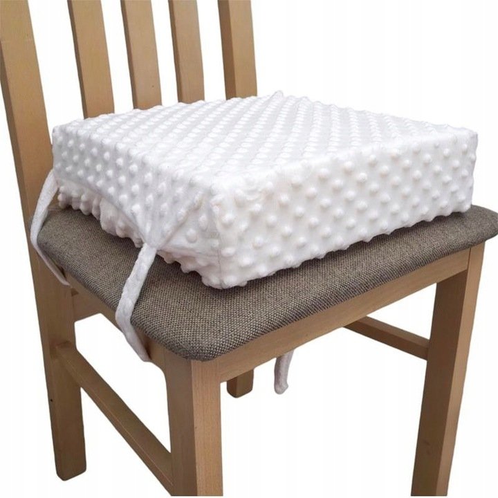 CZAS BOBASA PODWYŻSZENIE NA KRZESŁO DLA DZIECI SIEDZISKO MINKY ECRU