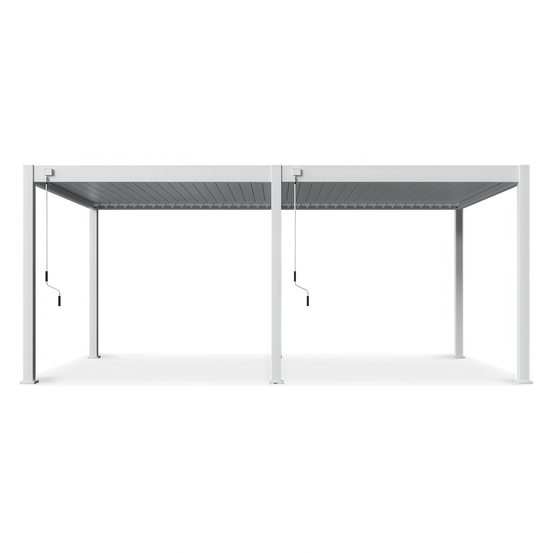 Pergola aluminiowa na taras 3.6x6 DELUXE White - Gutroof