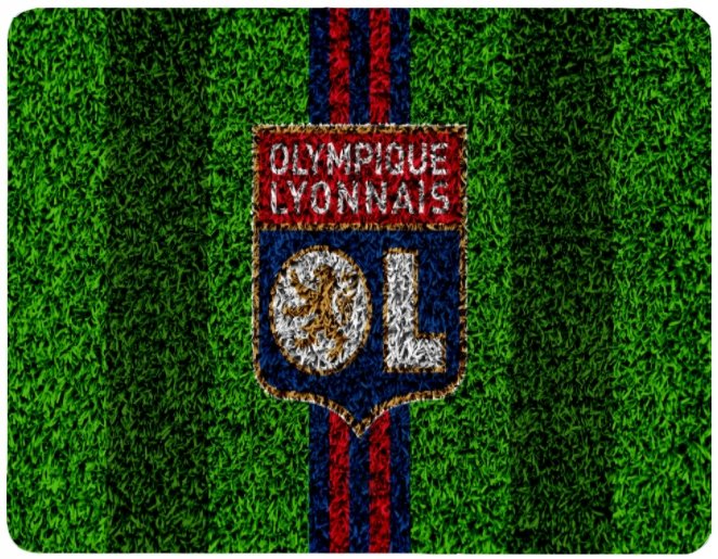 Podkładka pod myszkę OLYMPIQUE LYON + imię