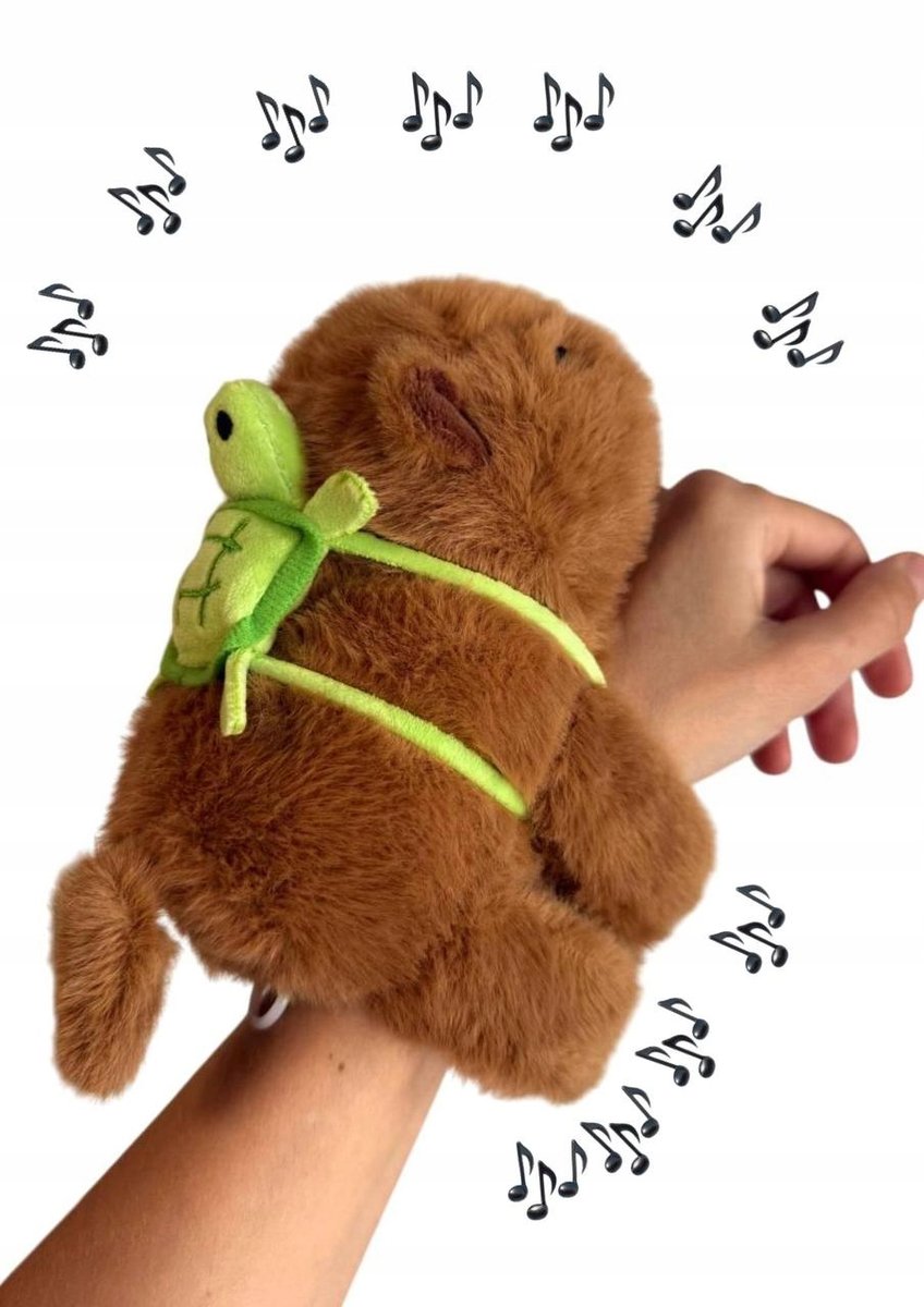 Śpiewająca Kapibara Opaska Na Rękę Interaktywna maskotka śpiewa