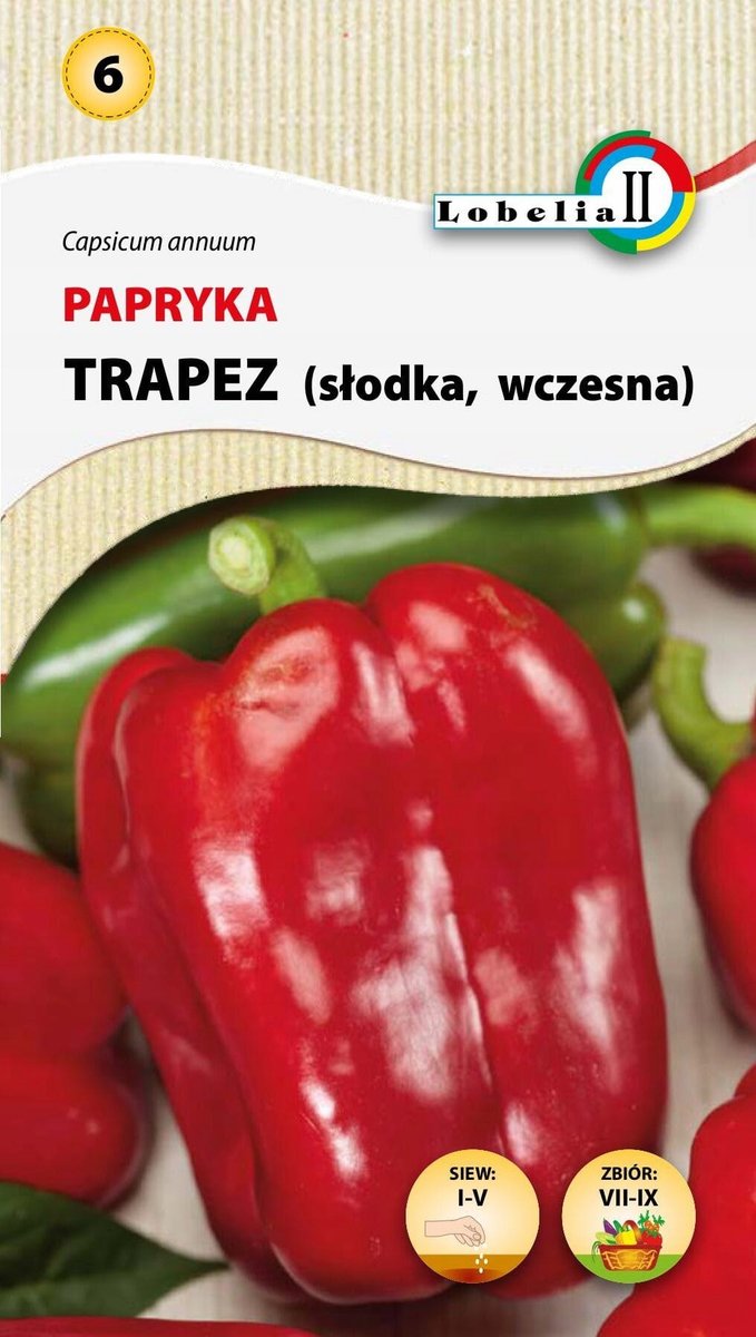 Papryka słodka Trapez nasiona 0,5g / L /