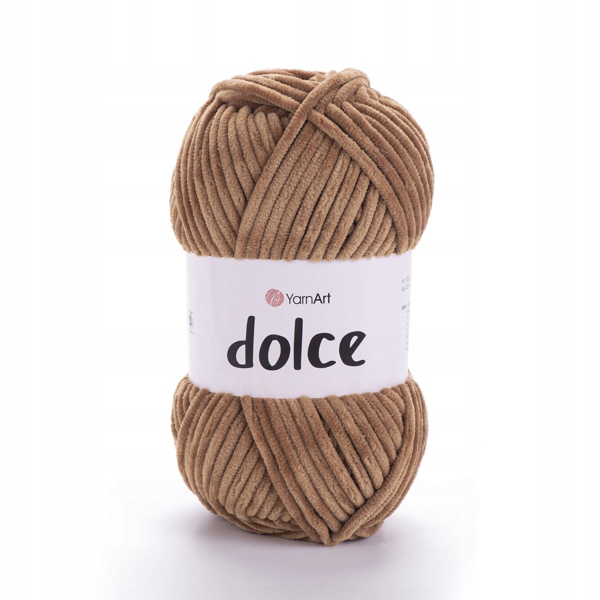 Włóczka YarnArt Dolce 100g 765 jasny brąz