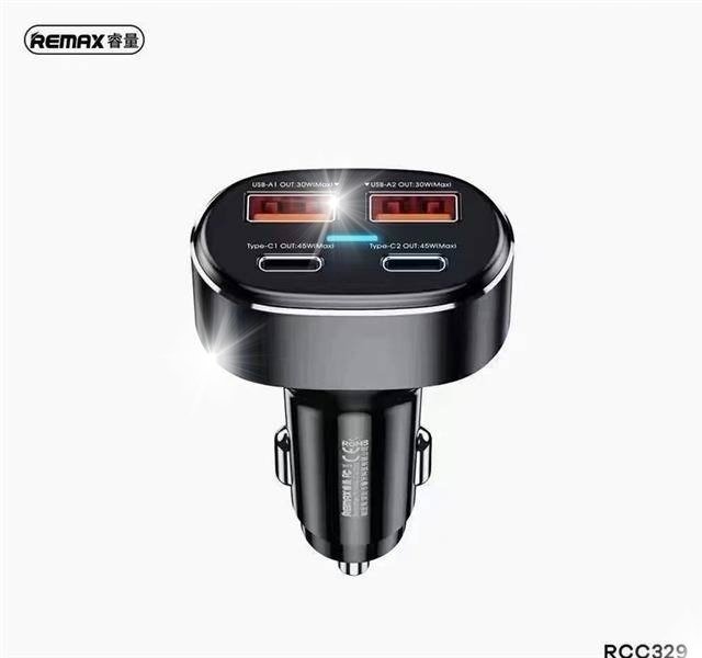 Ładowarka samochodowa REMAX DUKE 75W PD+QC 2C+2A RCC 329 FAST CHARGER