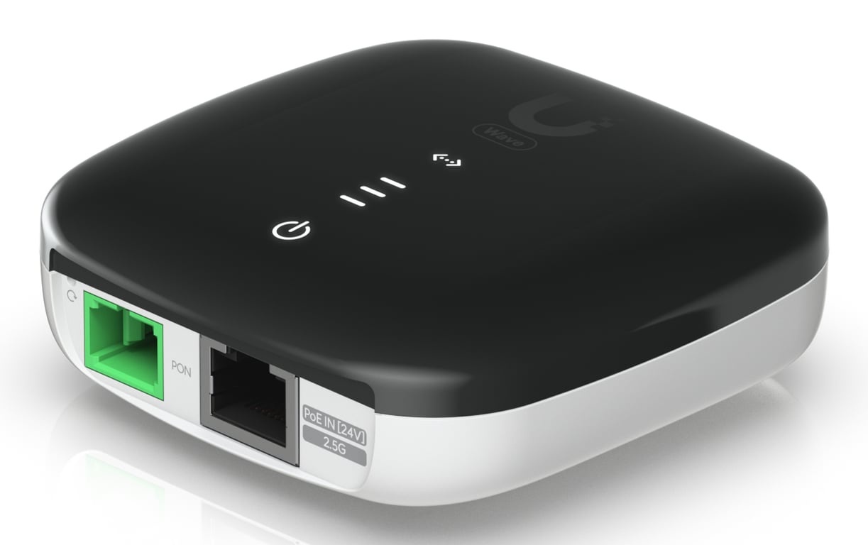 Ubiquiti WaveFiber ONU konwerter sieciowy 2488 Mbit/s 1490 nm Czarny, Biały WAVE-FIBER-ONU