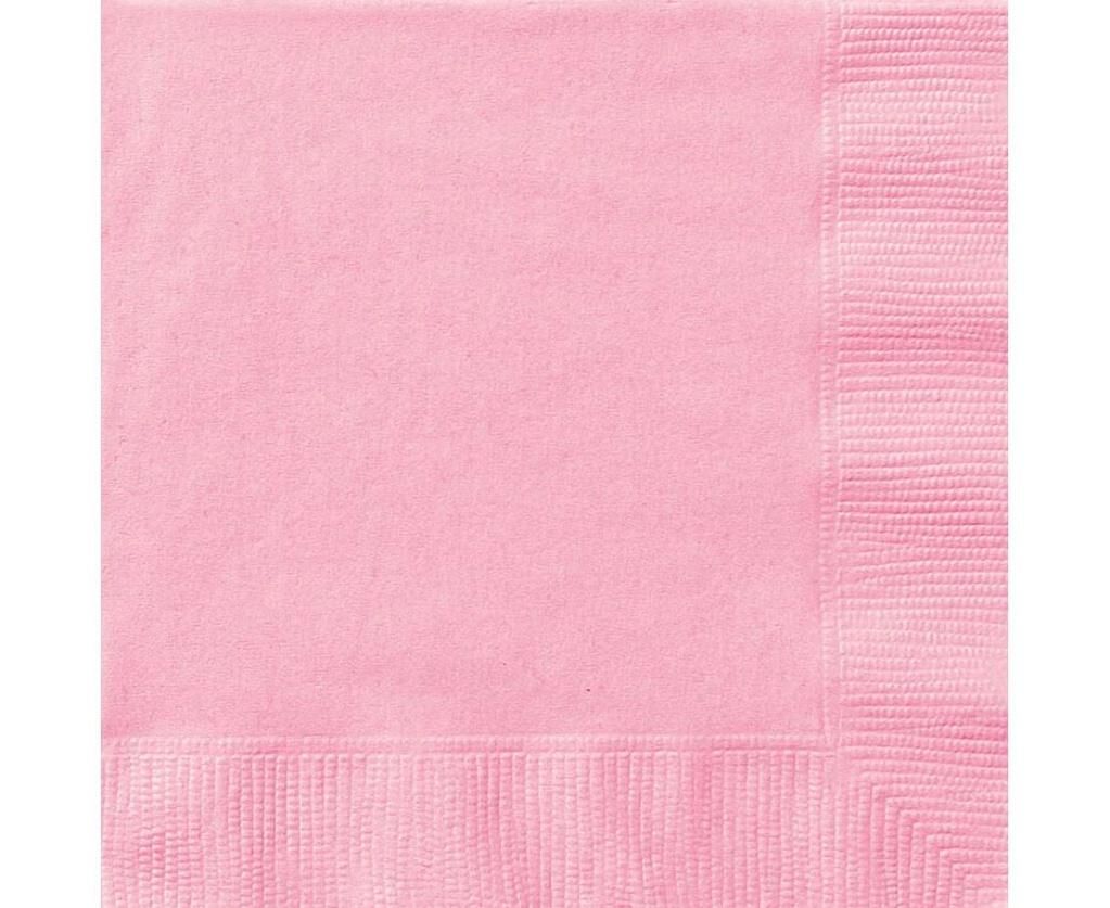 Unique Party Serwetki papierowe różowe 25x25cm 20szt