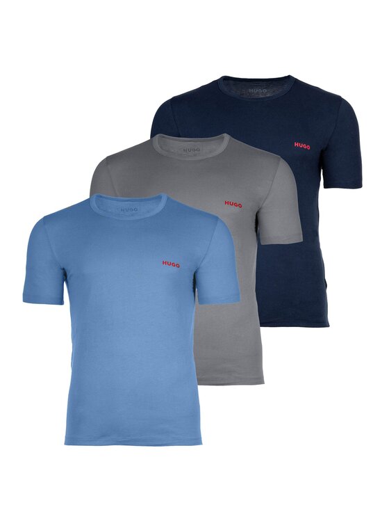 HUGO Komplet 3 t-shirtów 50532811 Kolorowy Regular Fit