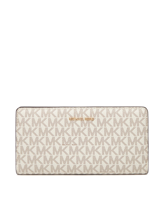 MICHAEL Michael Kors Duży Portfel Damski Bryant 32S5GYTP3B Beżowy