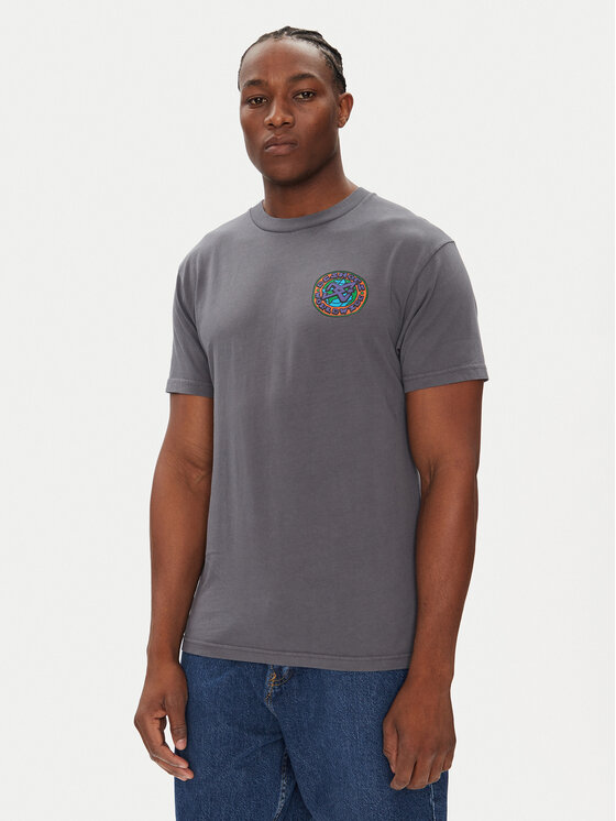 DC T-Shirt ADYZT05458 Szary Heritage Fit