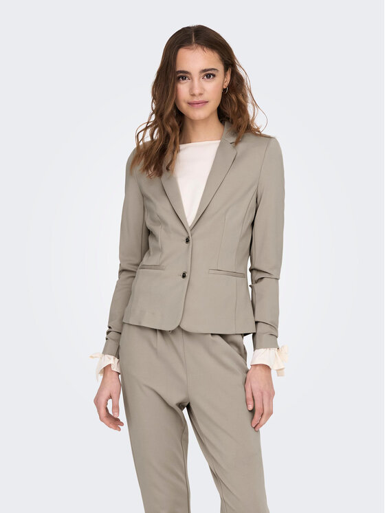 ONLY Marynarka 15153144 Szary Regular Fit