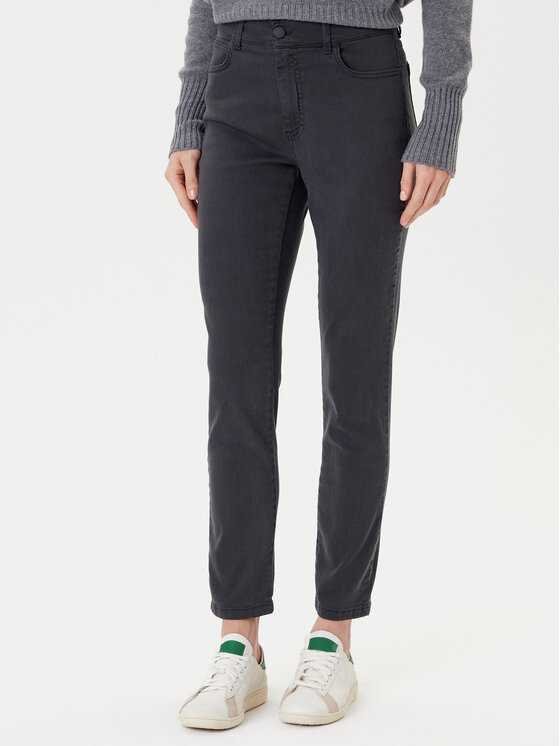 Marella Spodnie materiałowe Ovada 2523136035 Szary Regular Fit