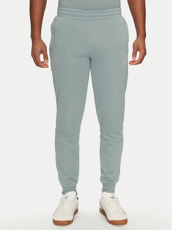 Puma Spodnie dresowe Ess 684714 Zielony Regular Fit