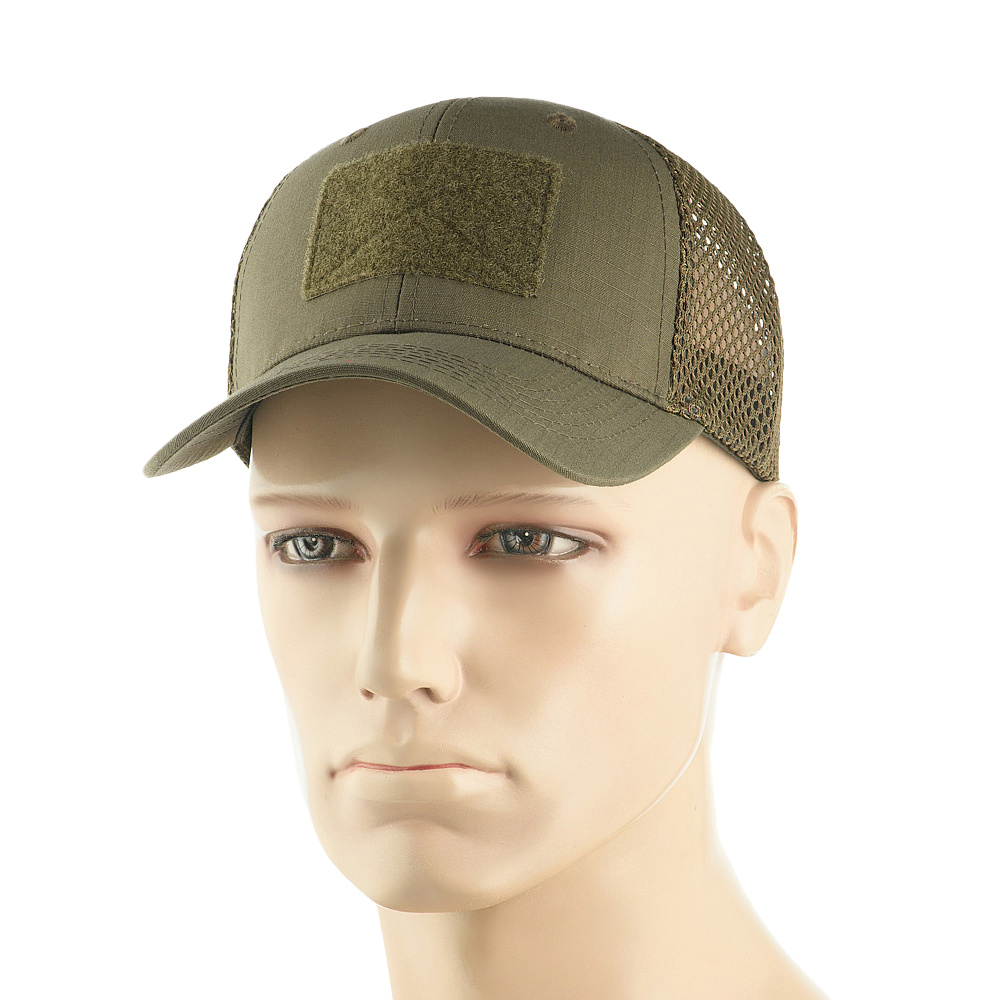 Czapka z daszkiem M-Tac Mesh Flex Rip-Stop z Velcro, Dark Olive L/XL (40570048-58)