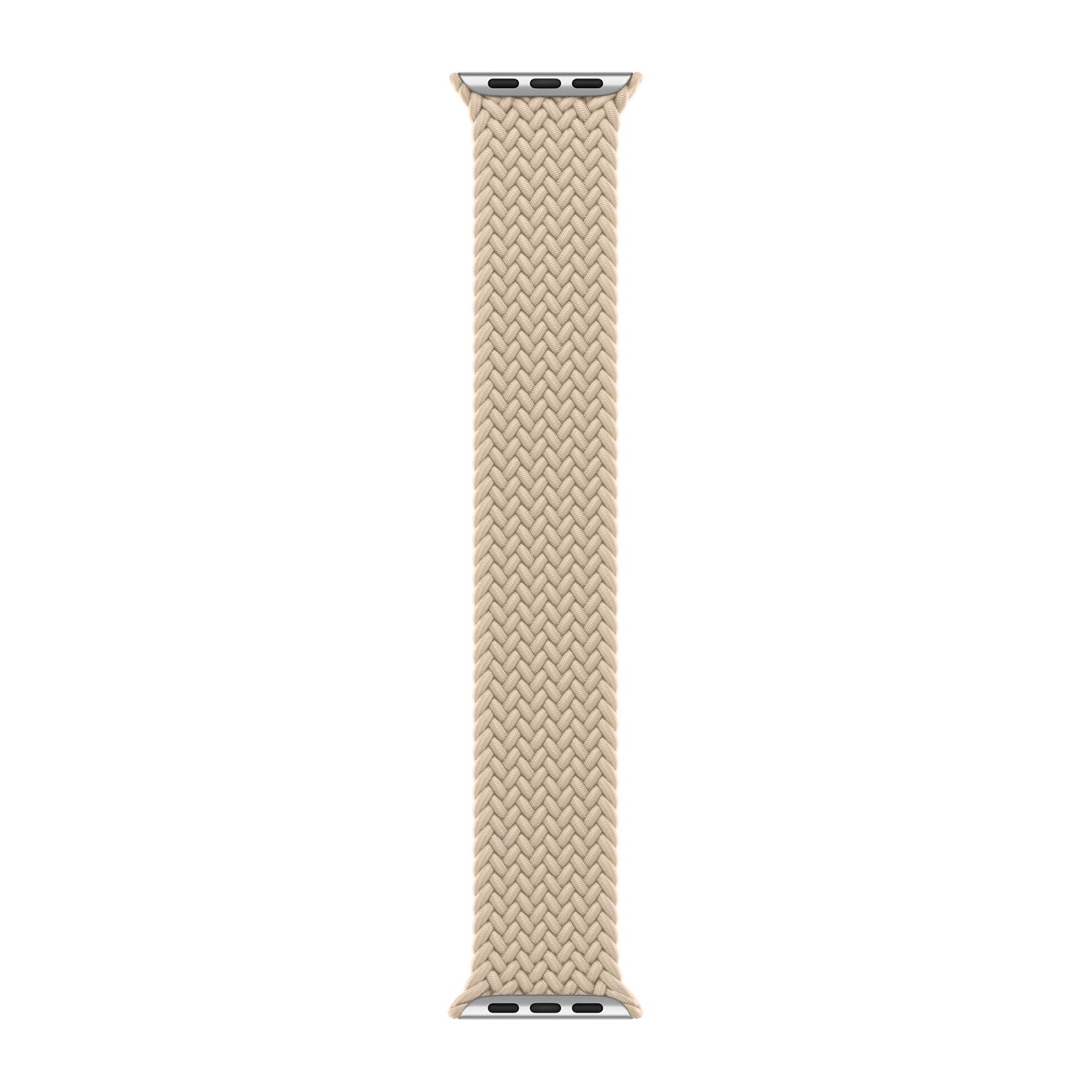 Apple Pleciona opaska Solo w kolorze beżowym do koperty 44mm / 45mm / 46mm / 49mm - rozmiar 1