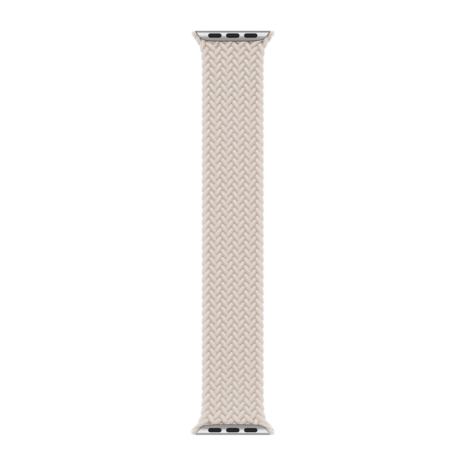 Apple Pleciona opaska Solo w kolorze księżycowej poświaty do koperty 44mm / 45mm / 46mm / 49mm - rozmiar 9